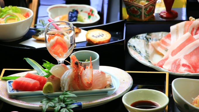 １泊２食付き☆露天・内風呂いづれも貸切り♪少食ミニ会席プラン